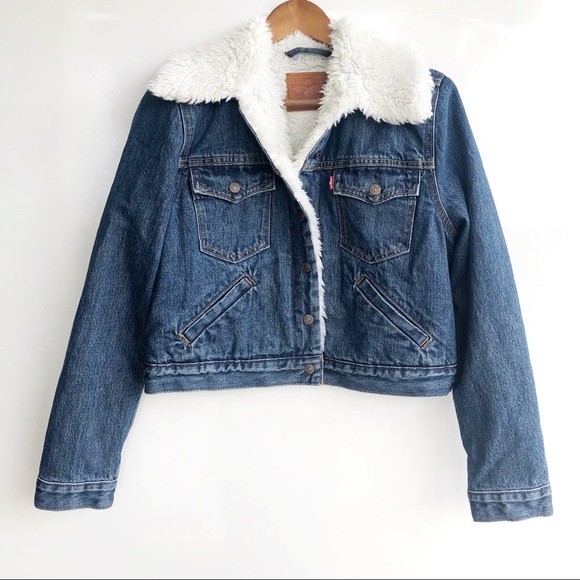 Levi’s Vintage Jacket In Trucker Cropped Jean